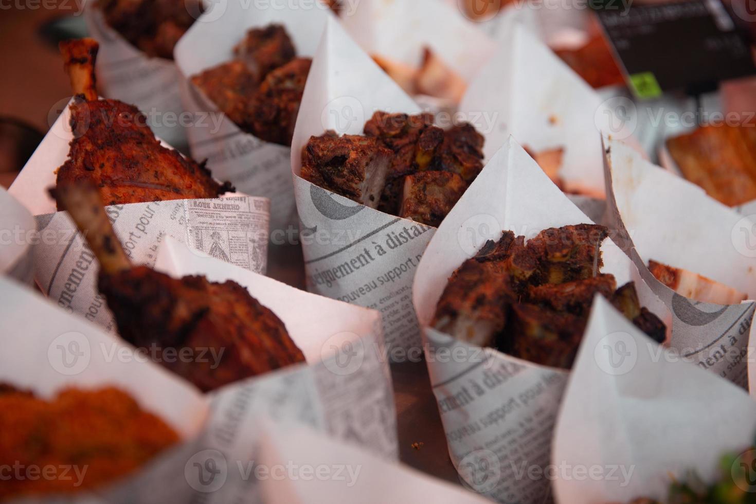 Various fried snacks photo