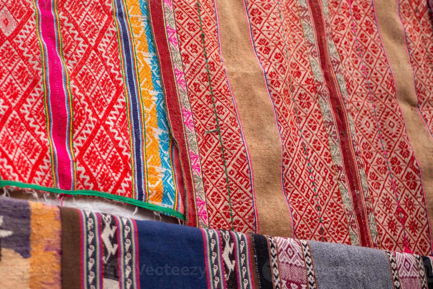 Handing Peruvian Textiles photo