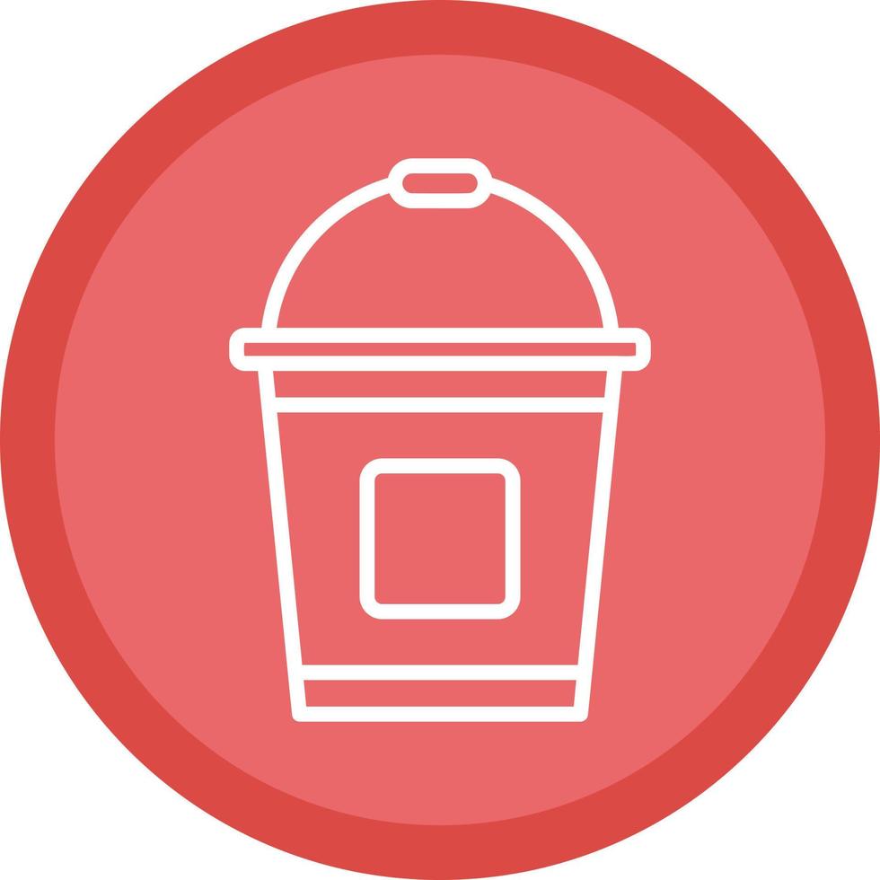 Bucket Vector Icon Design