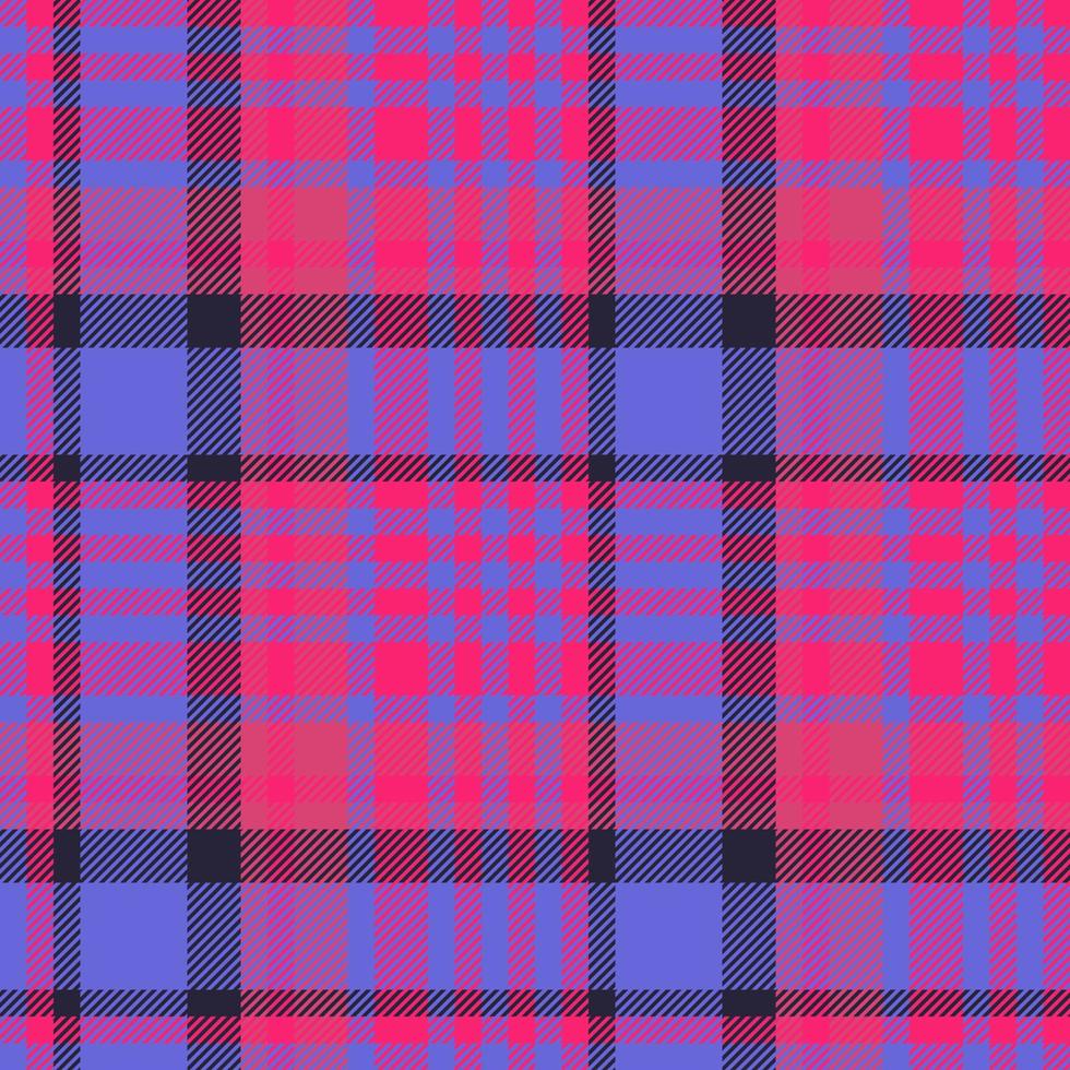 Plaid pattern background. Seamless textile fabric. Tartan check texture vector. vector