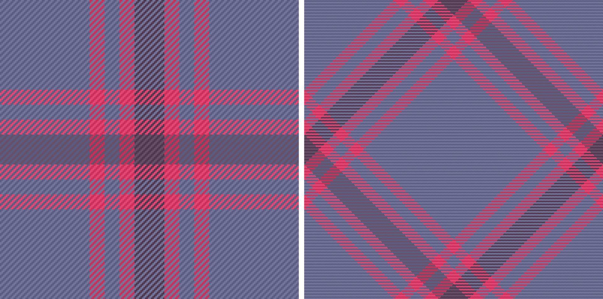 Fabric vector texture. Tartan plaid background. Textile seamless pattern check.