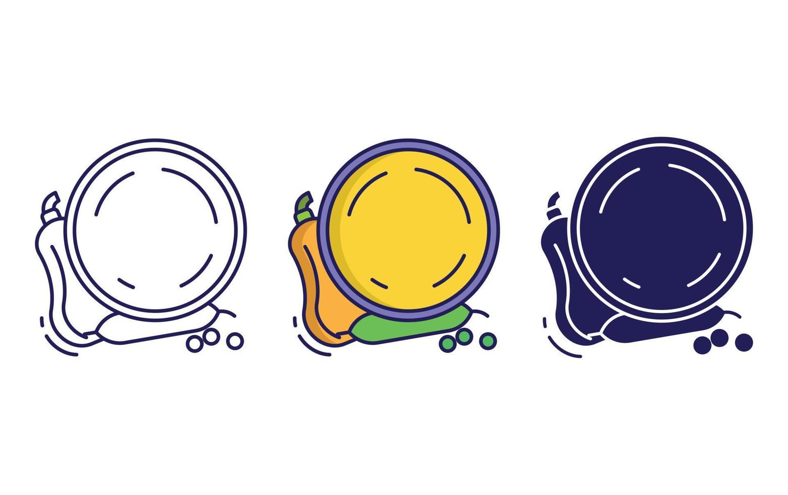 fruit yogurt icon vector