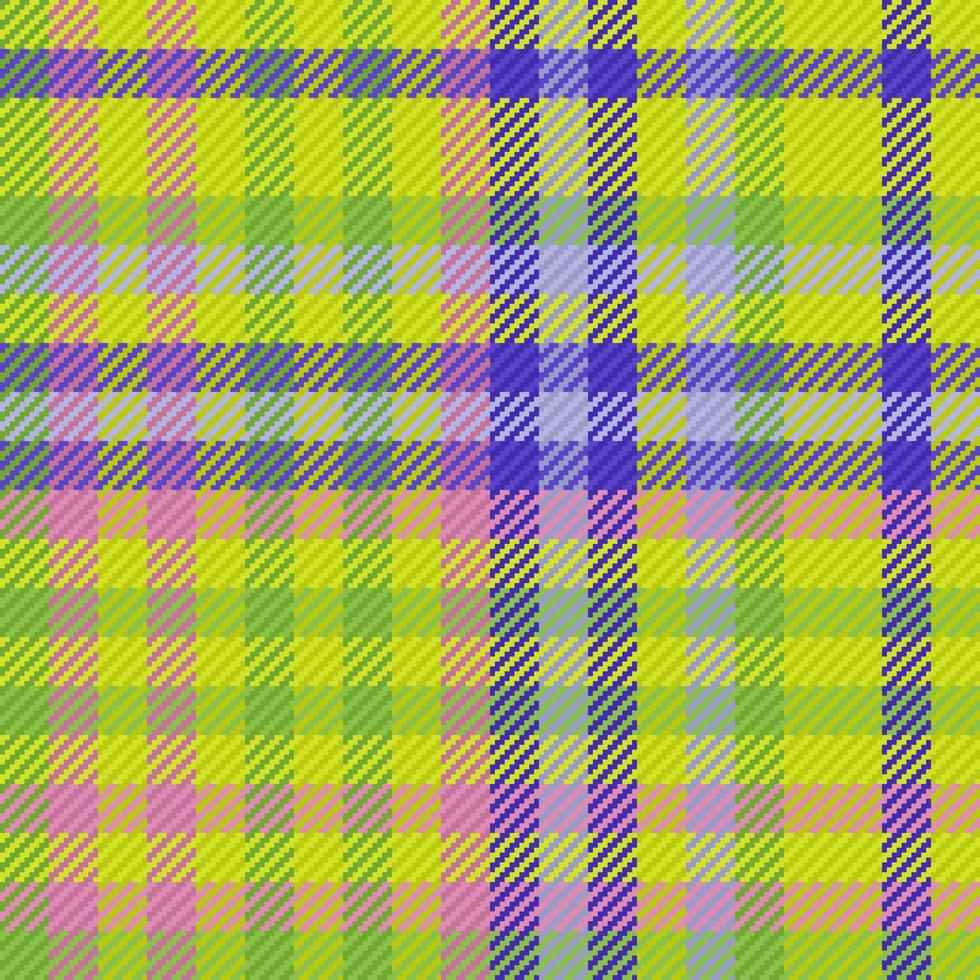 Background texture seamless. Vector tartan textile. Fabric plaid check pattern.