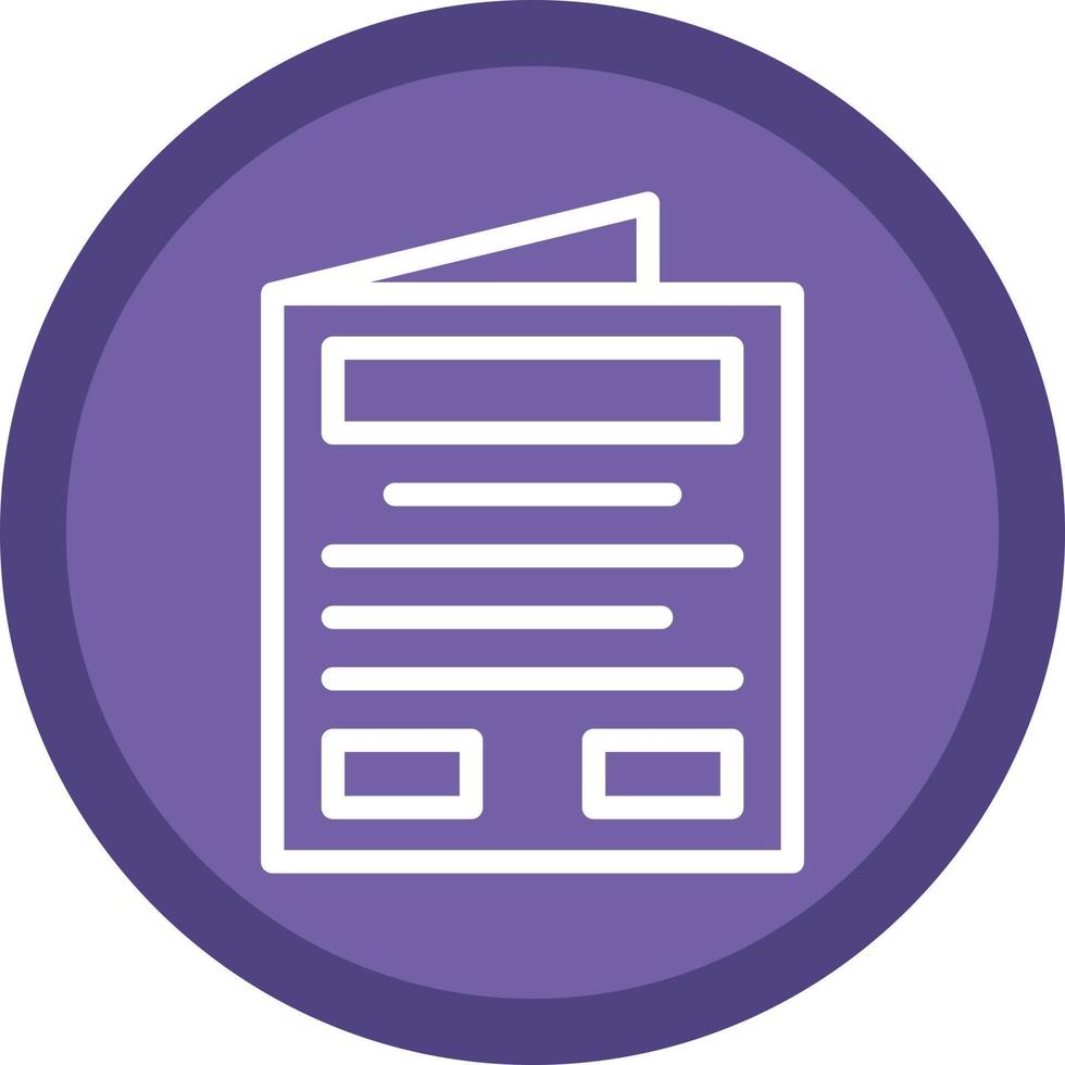 Magazine Vector Icon Design