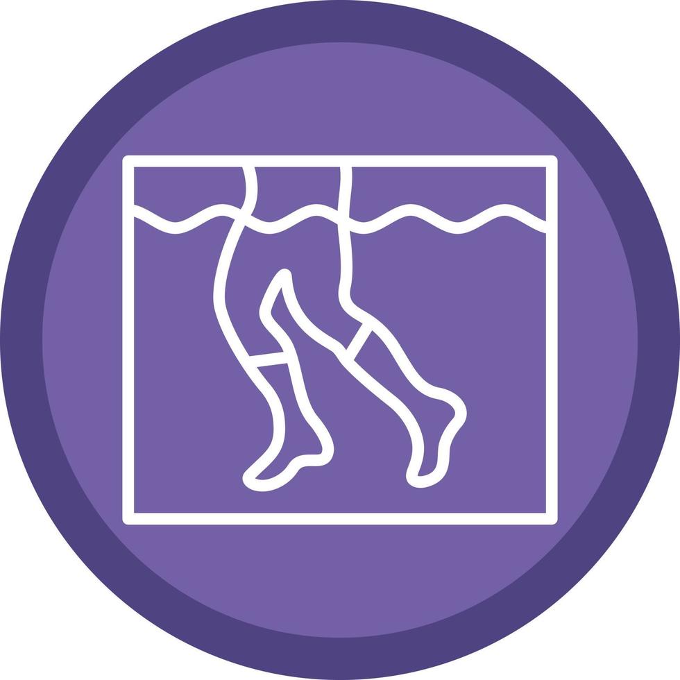 diseño de icono de vector de jogging acuático