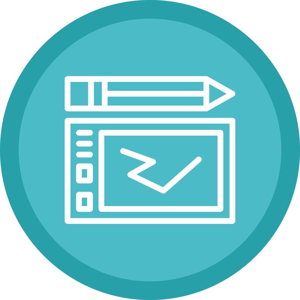 Graphic Tablet Vector Icon Design