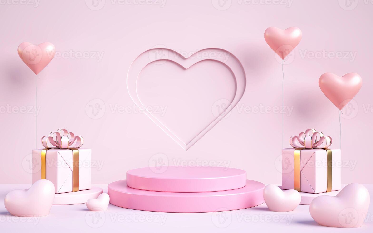 3D pink creative booth background 20828391 Stock Photo at Vecteezy