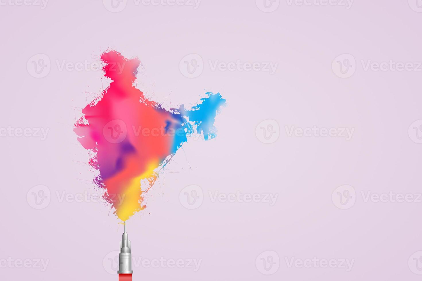 Happy Holi, rangpanchami, indian festival and holi wishes image. photo
