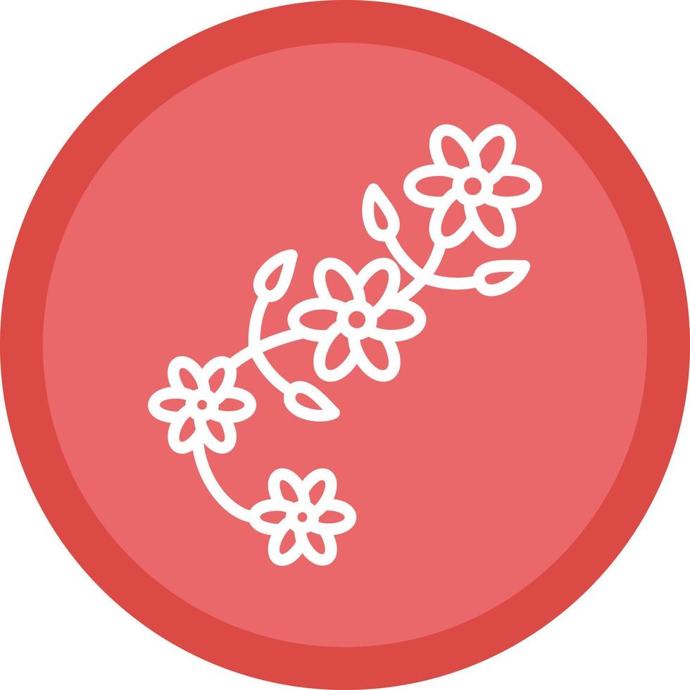 diseño de icono de vector de diseño floral