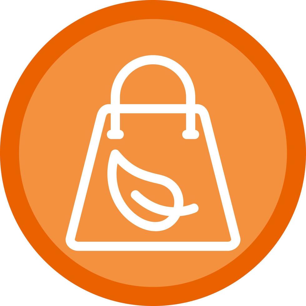 Eco Bag Vector Icon Design