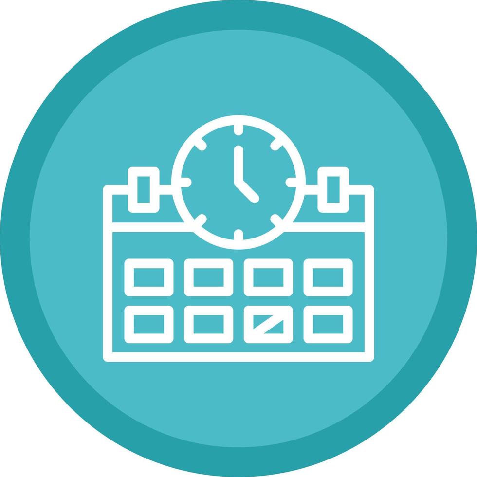 Deadline Vector Icon Design