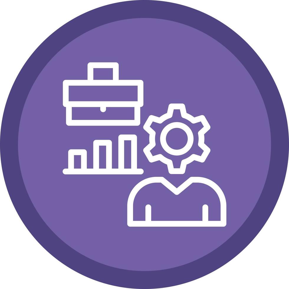 Hard At Work Vector Icon Design