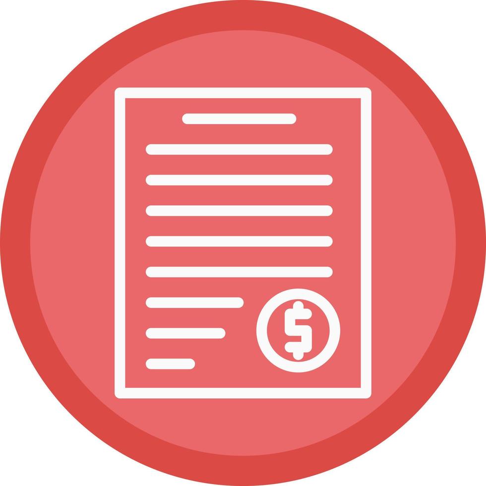 Invoice Vector Icon Design