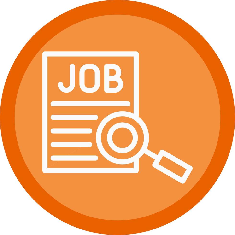 Job Searching Vector Icon Design