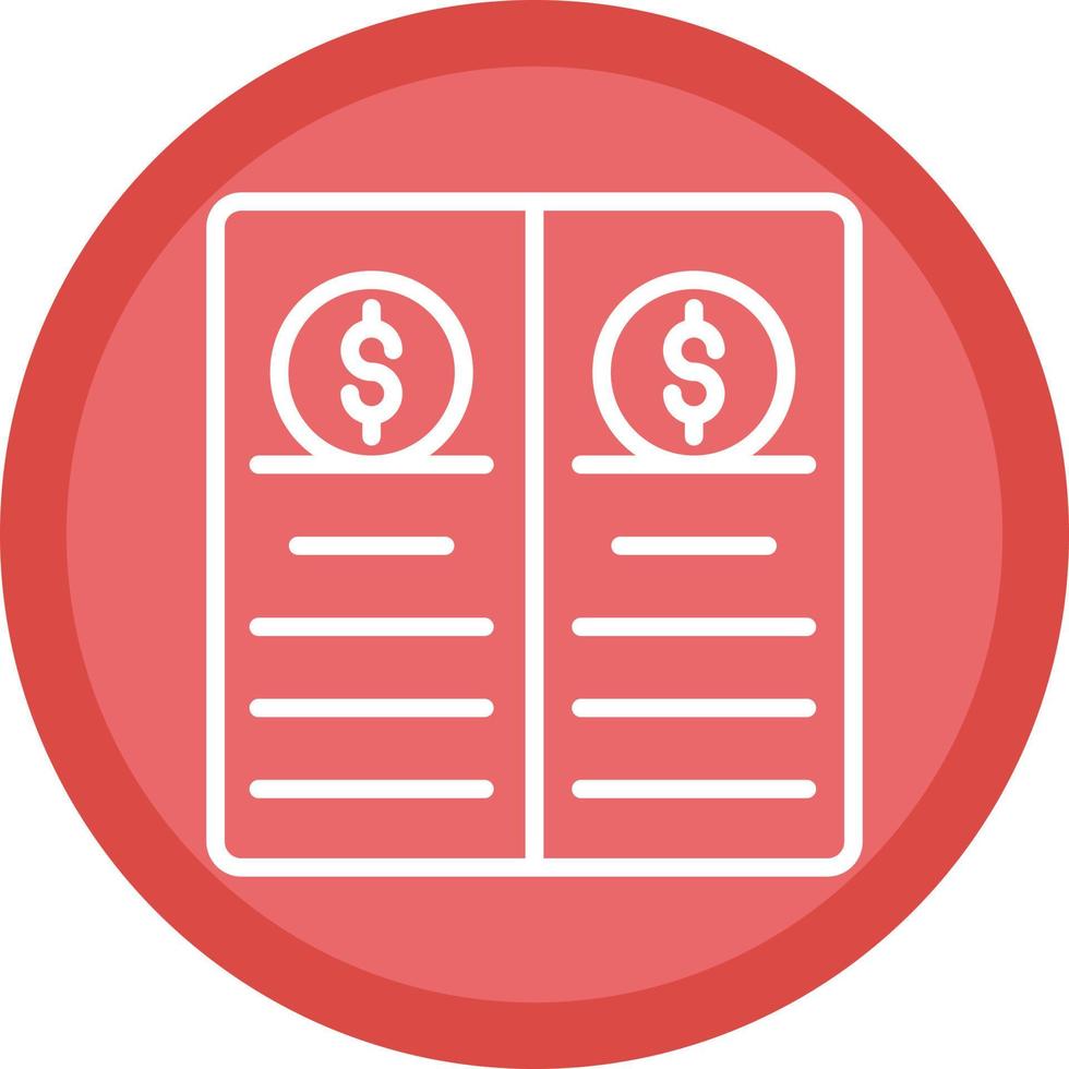 Balance Sheet Vector Icon Design