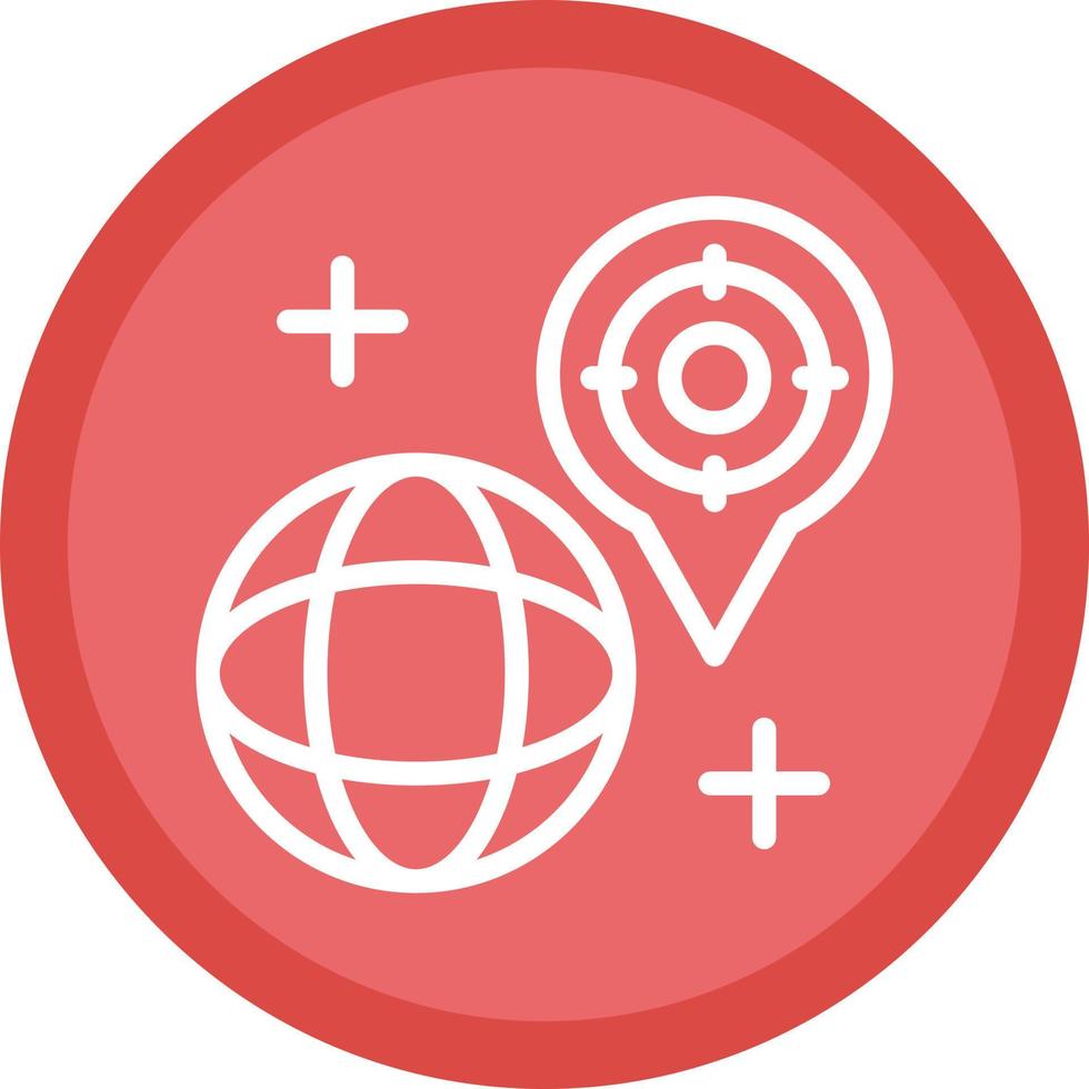 Geotargeting Vector Icon Design