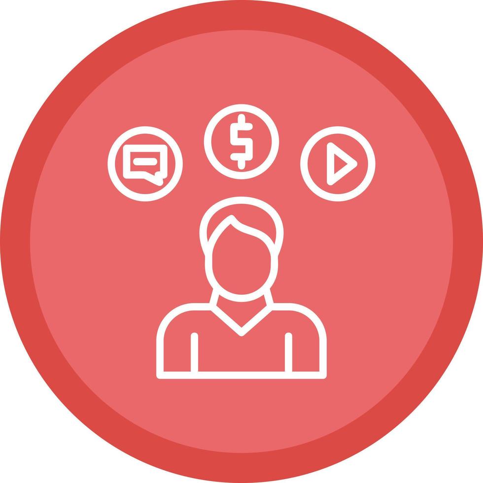 Consumer Behavior Vector Icon Design