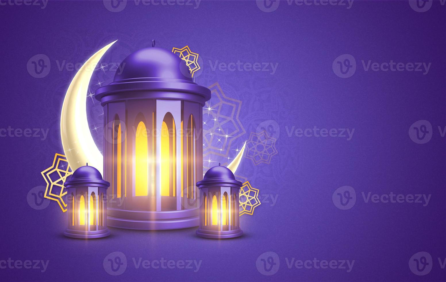 Ramadan kareem traditional islamic festival religious background banner photo