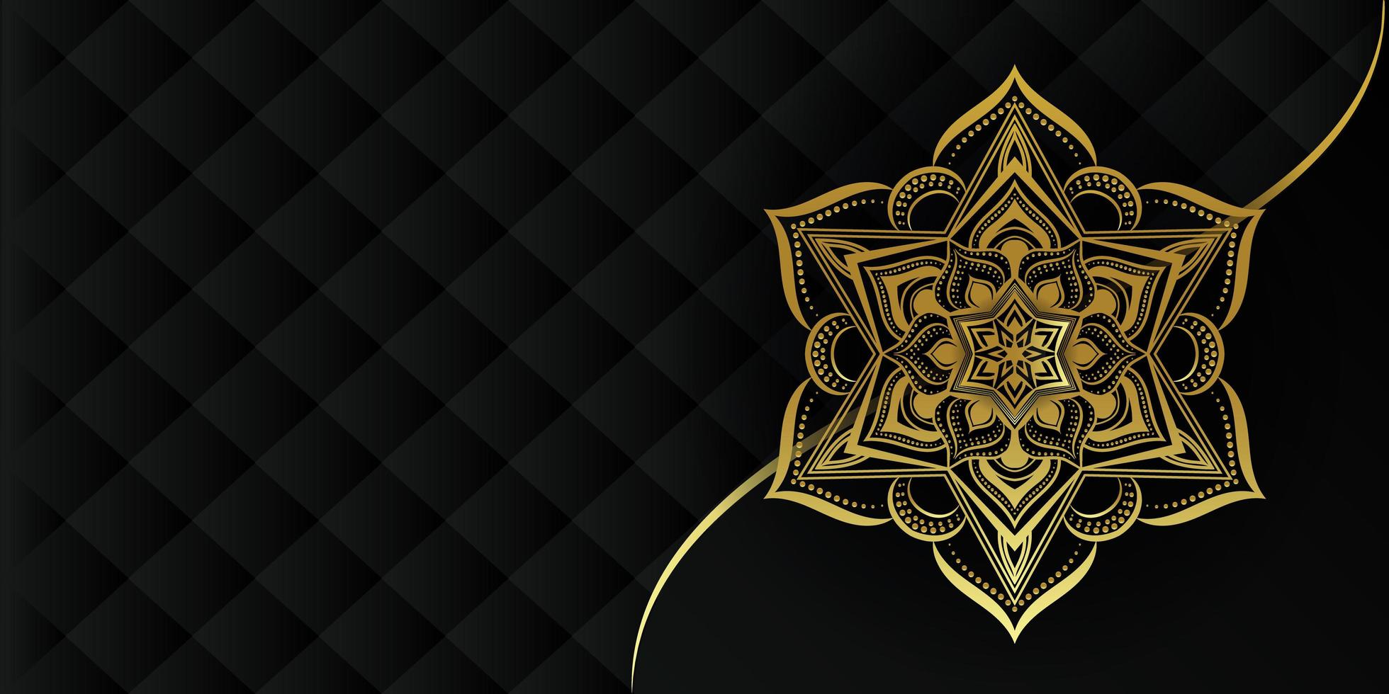 Luxury mandala background with golden arabesque pattern arabic islamic east style.decorative mandala for print, poster, cover, brochure, flyer, banner. photo