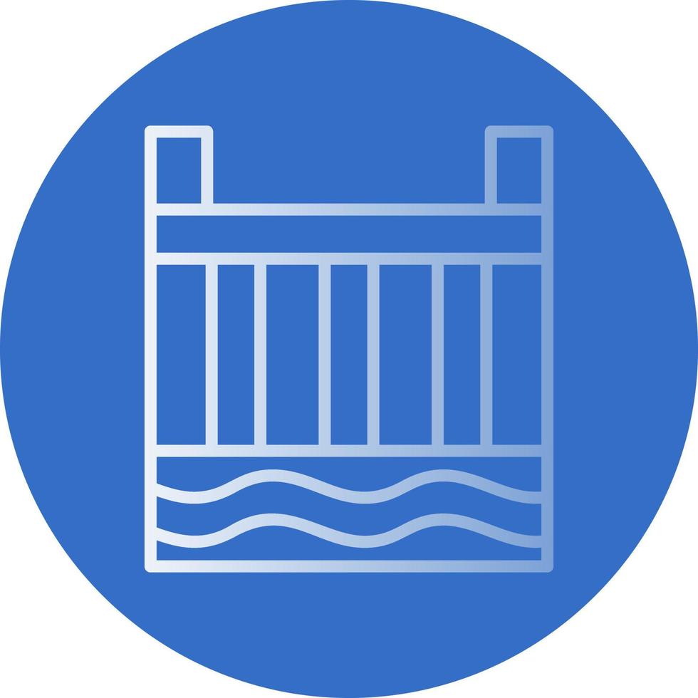 Hydro Power Plant Vector Icon Design