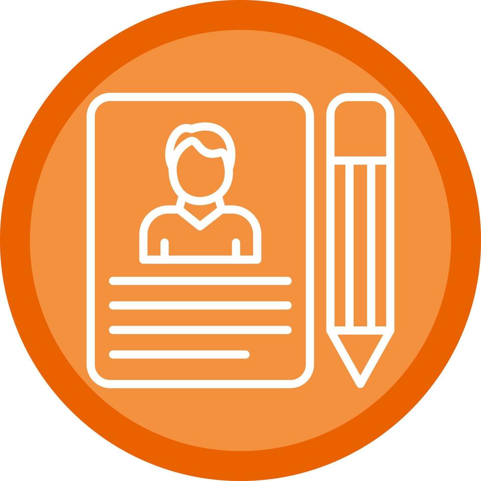 Job Application Vector Icon Design