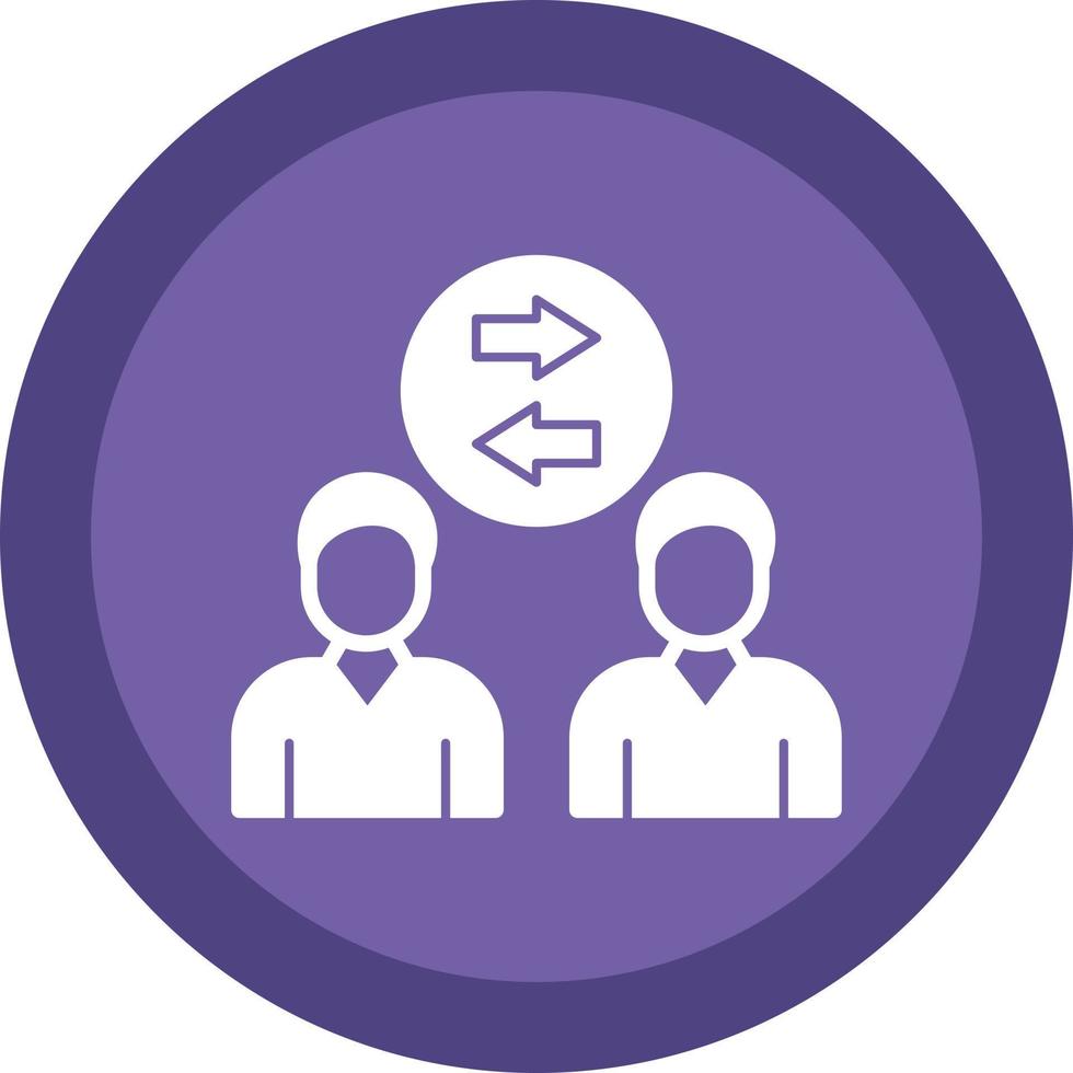 Employee Turnover Vector Icon Design