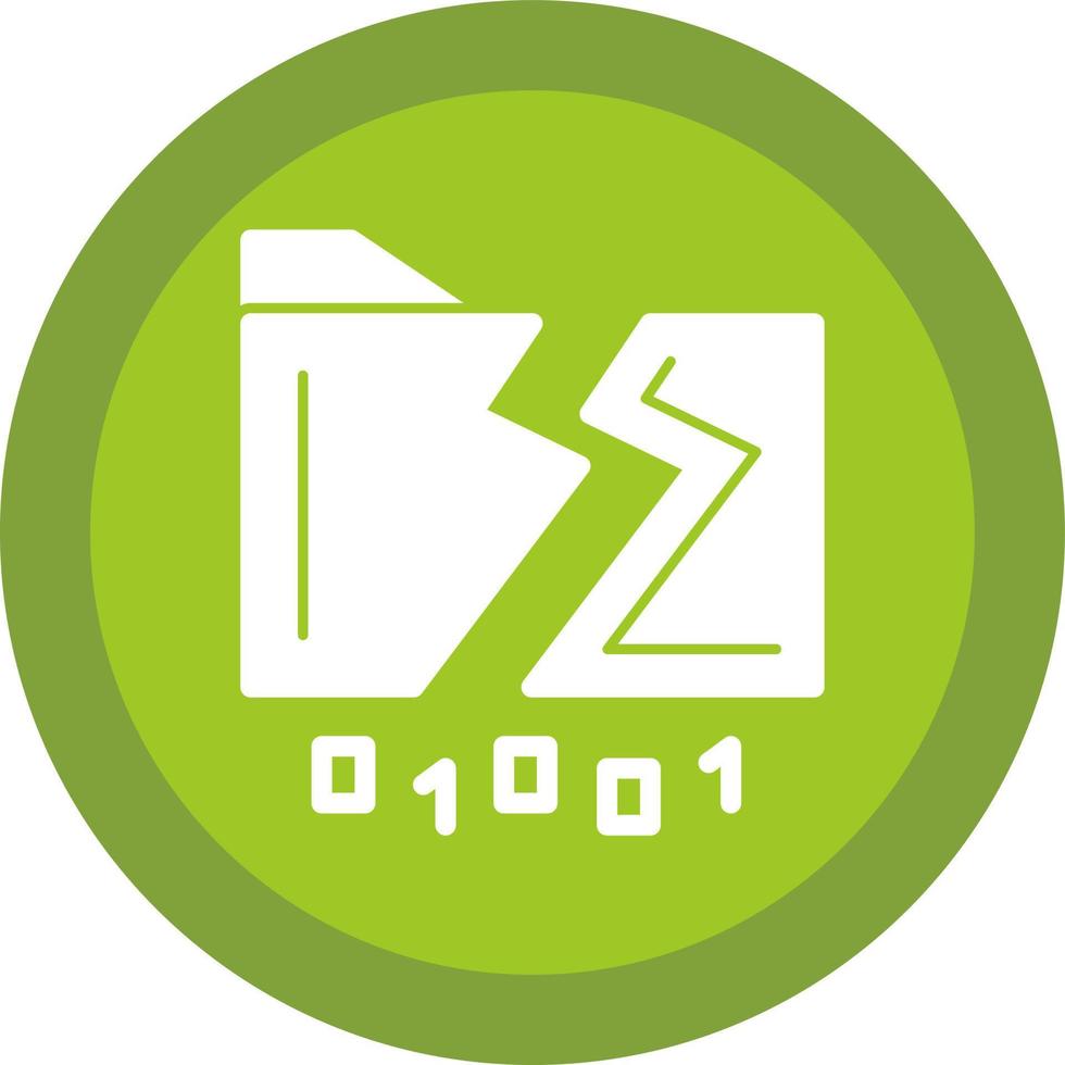 Data Loss Vector Icon Design