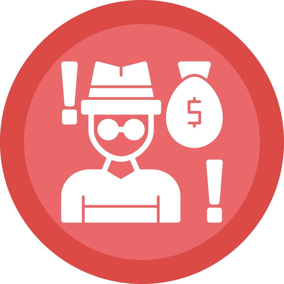 Robbery Vector Icon Design