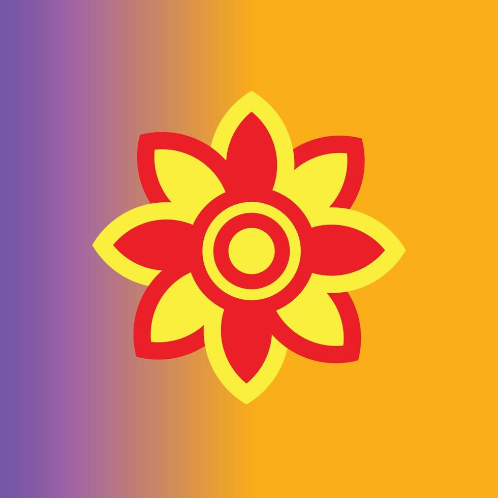 Simple Flower Design vector