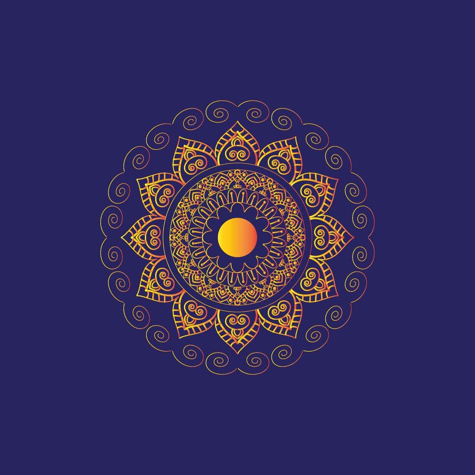 Flower Mandala Design vector