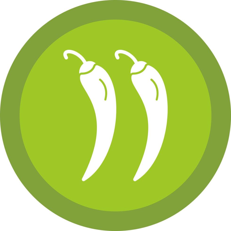 Hot Pepper Vector Icon Design