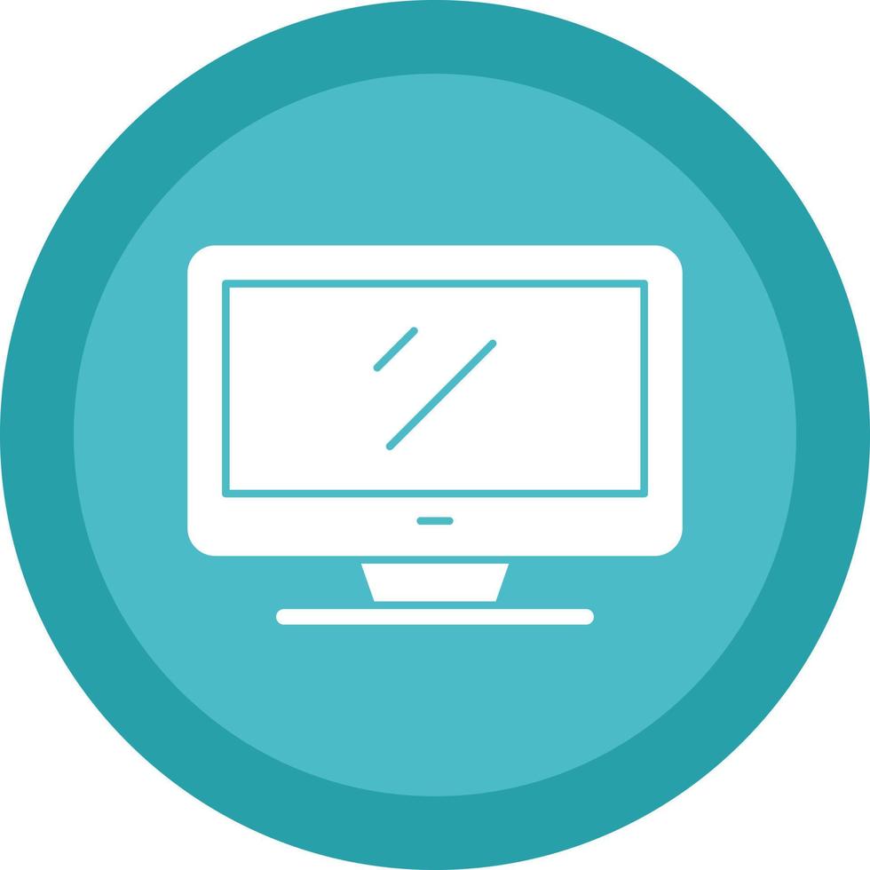 Monitor Vector Icon Design