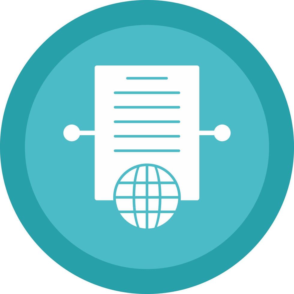 Binding Corporate Rules Vector Icon Design