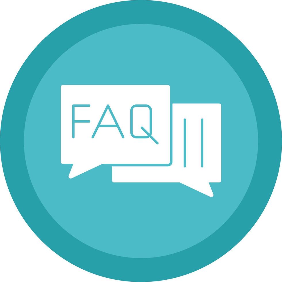 Faq Vector Icon Design