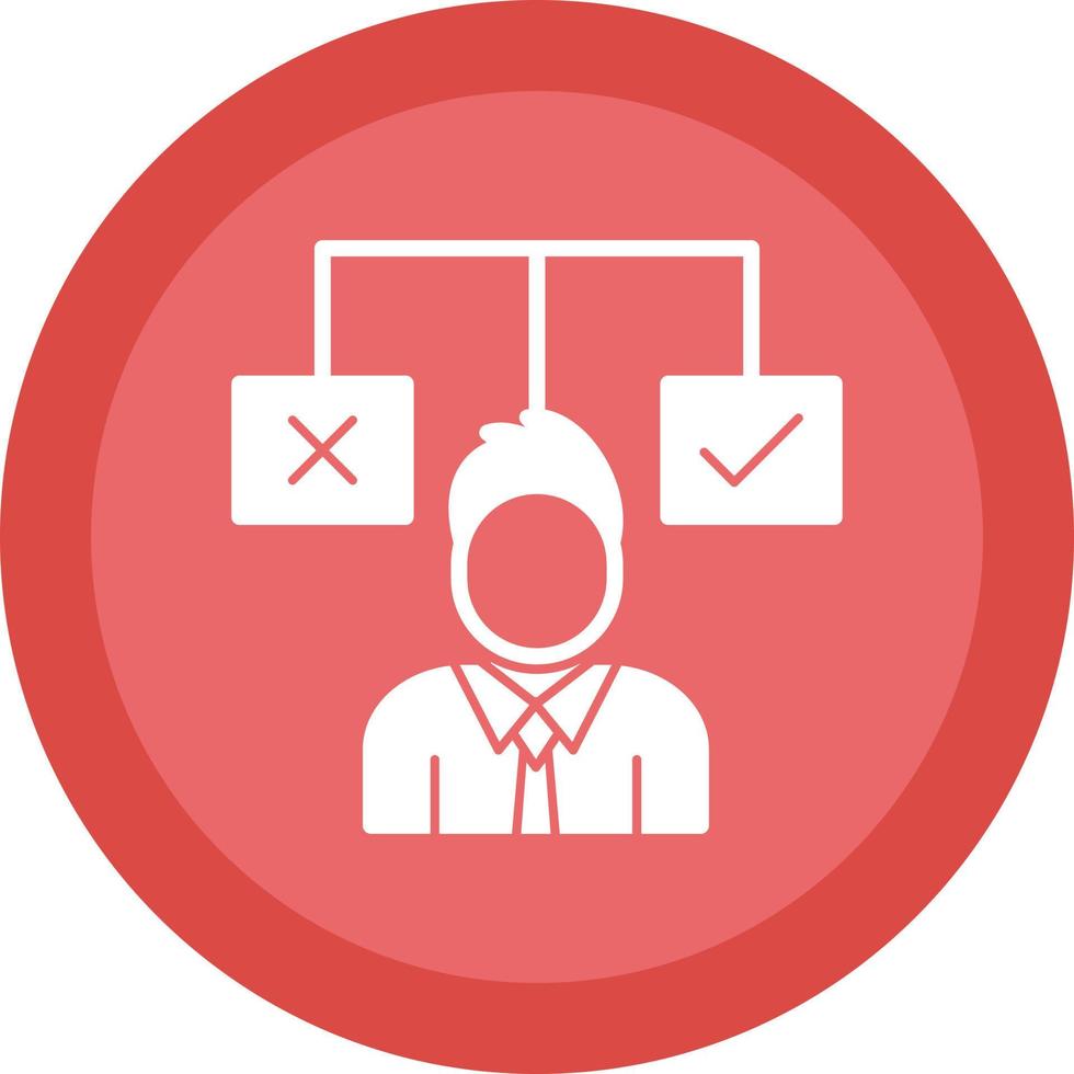 Decision Vector Icon Design