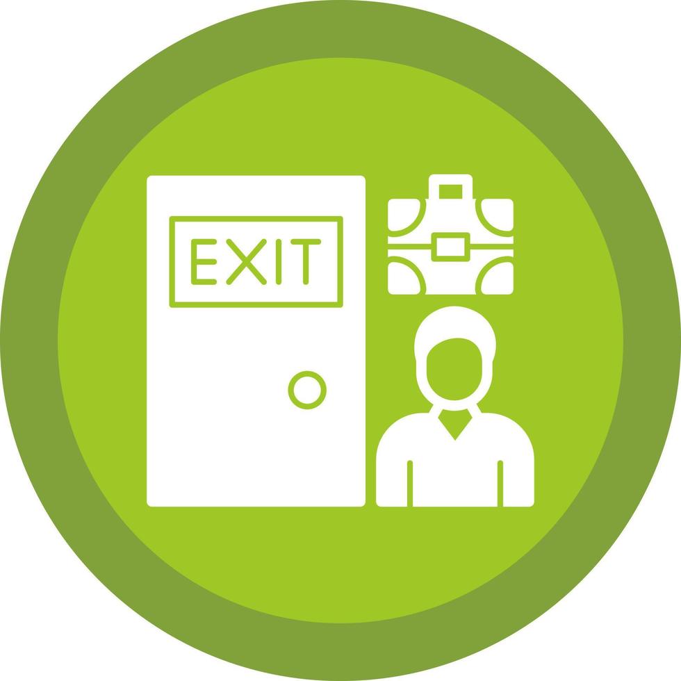 Exit Interview Vector Icon Design