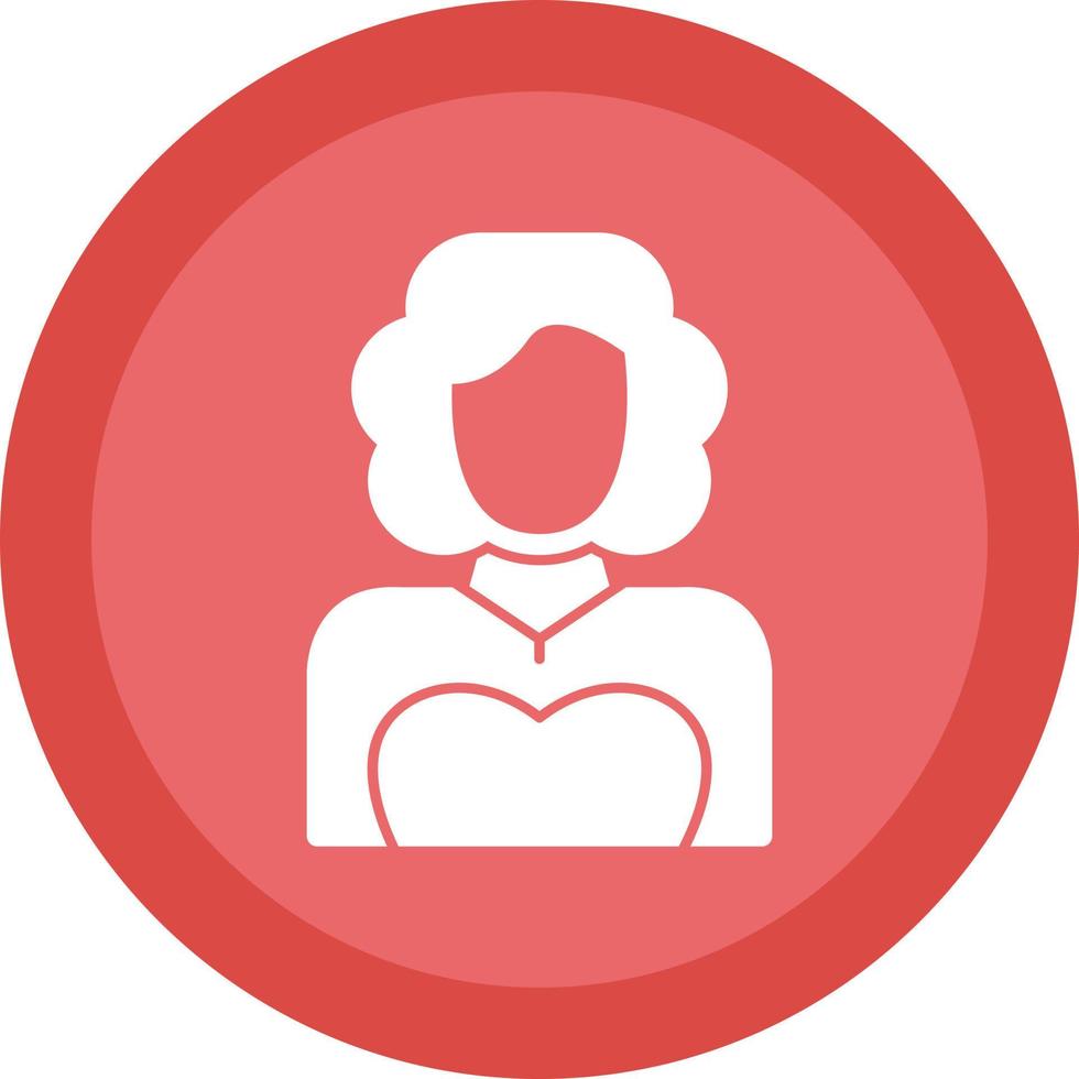 Actress Vector Icon Design