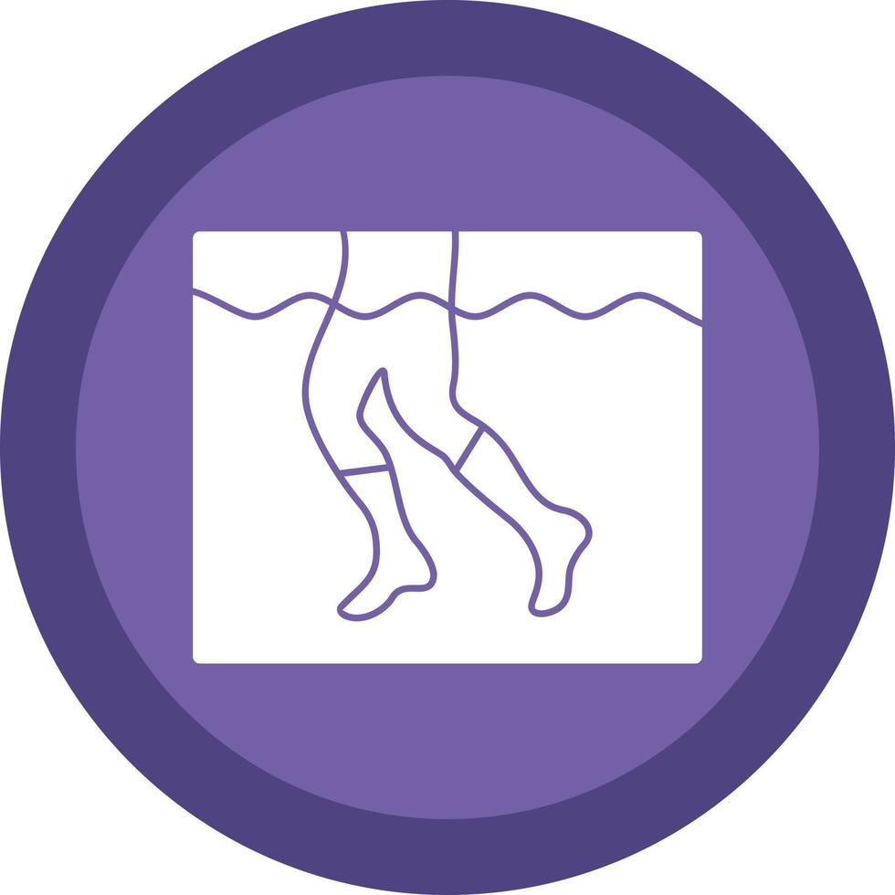 diseño de icono de vector de jogging acuático