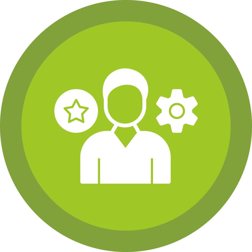 Employee Skills Vector Icon Design