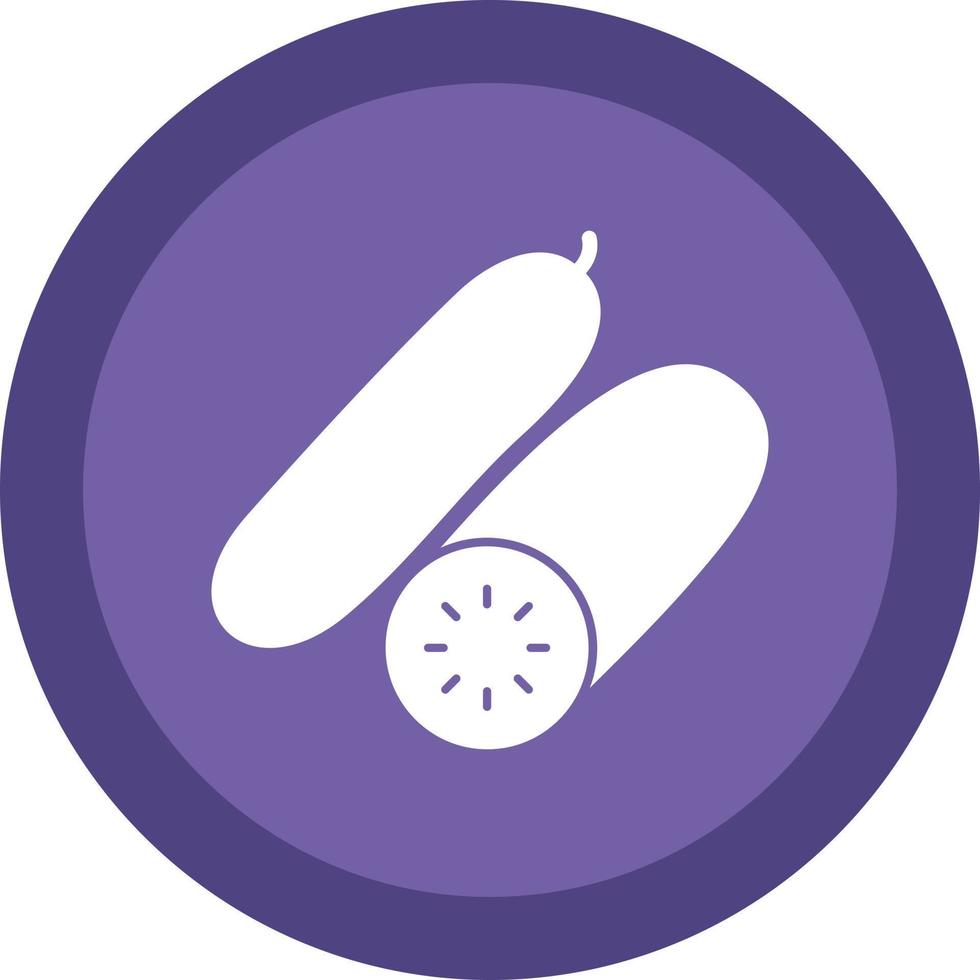 Cucumber Vector Icon Design
