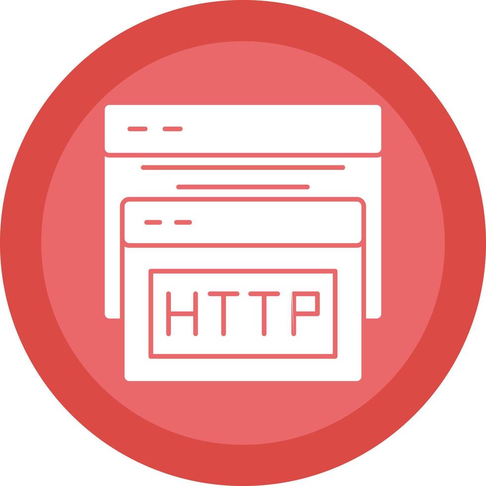 diseño de icono de vector de http