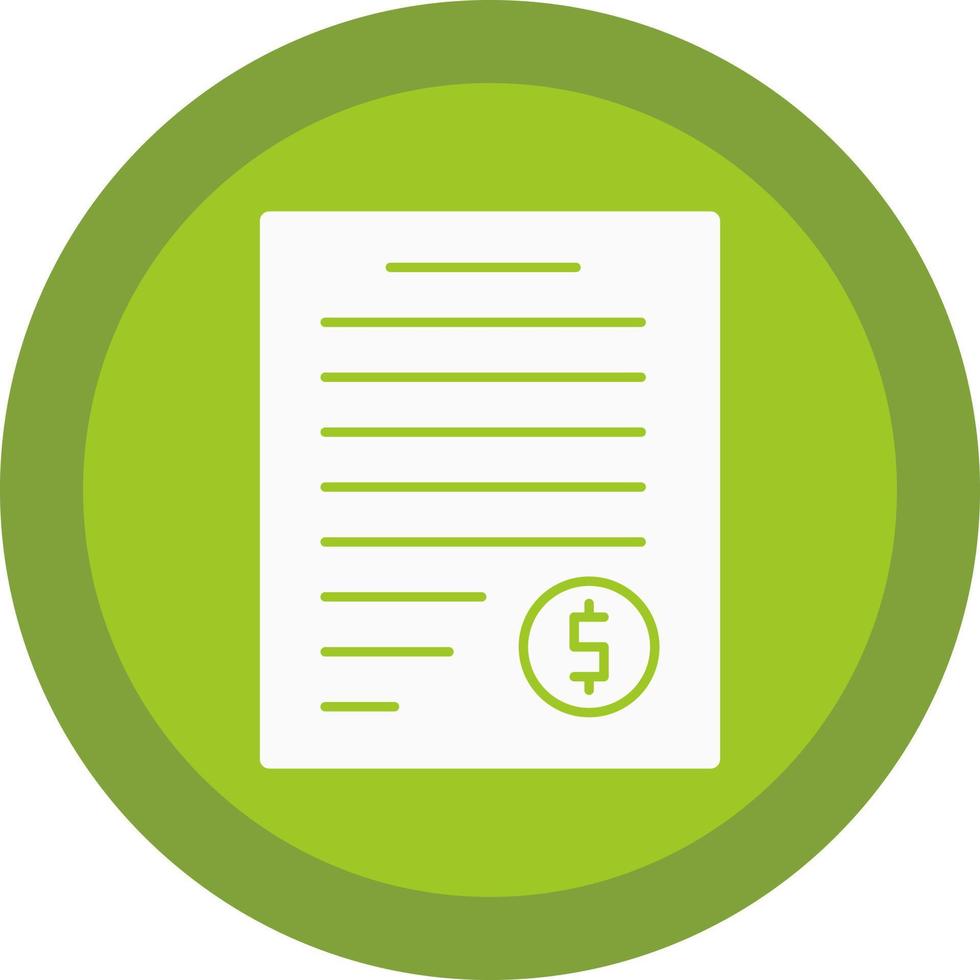 Invoice Vector Icon Design