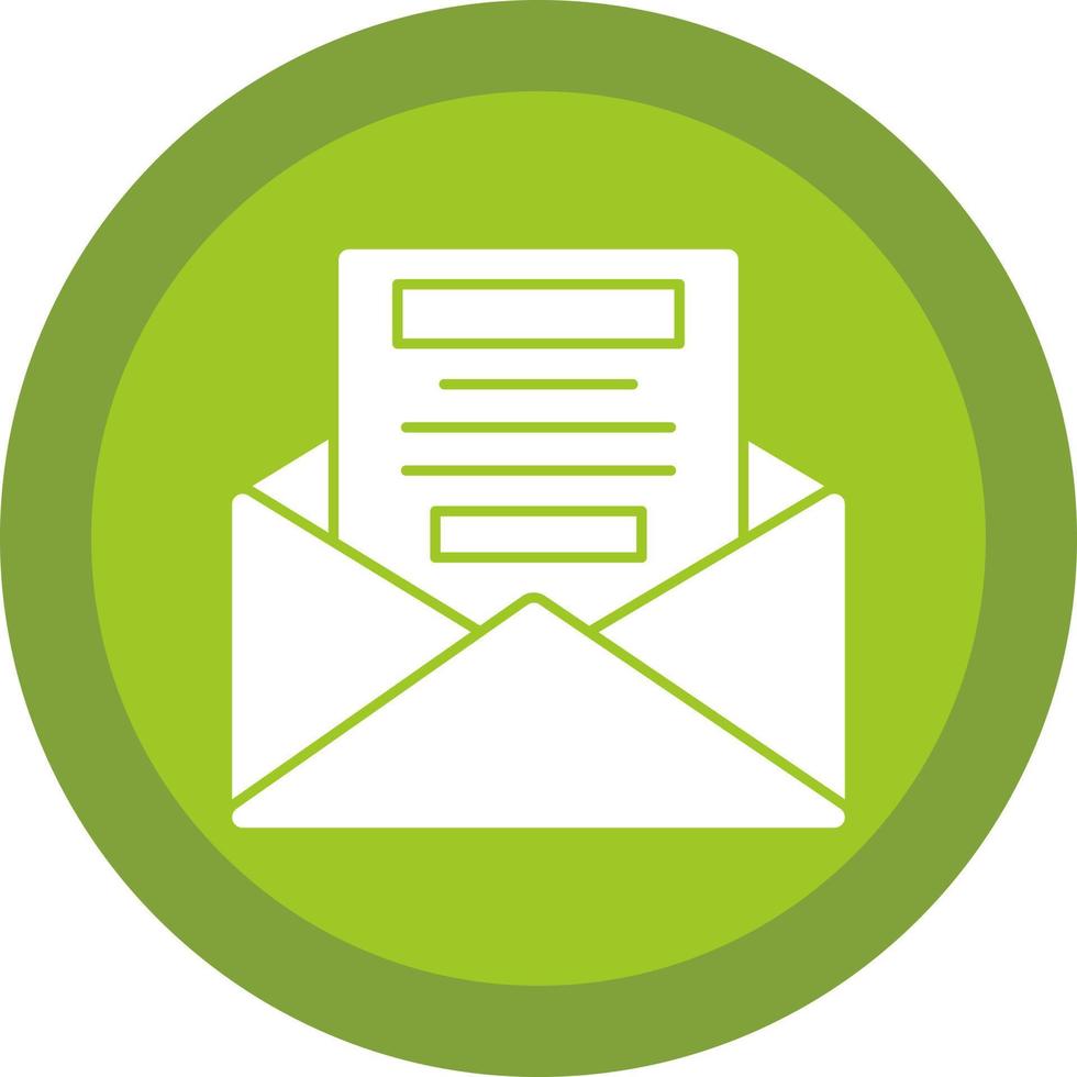 Newsletter Vector Icon Design