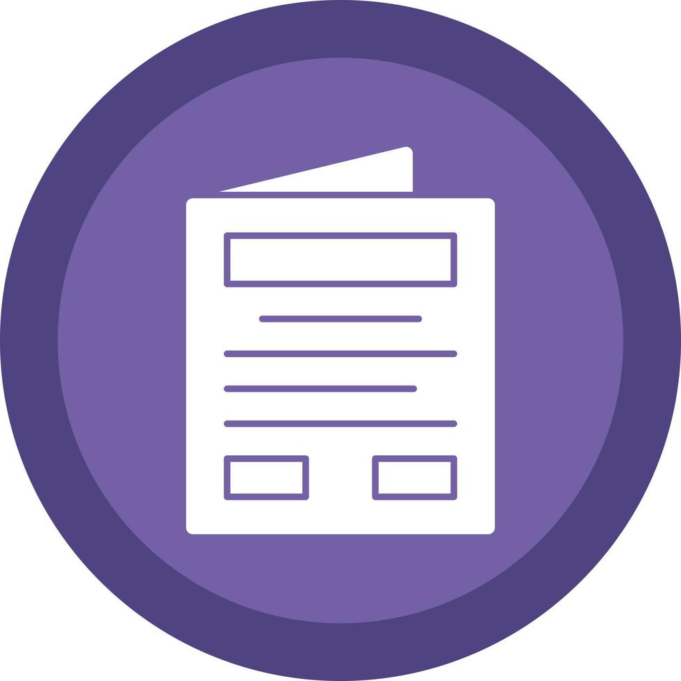 Magazine Vector Icon Design