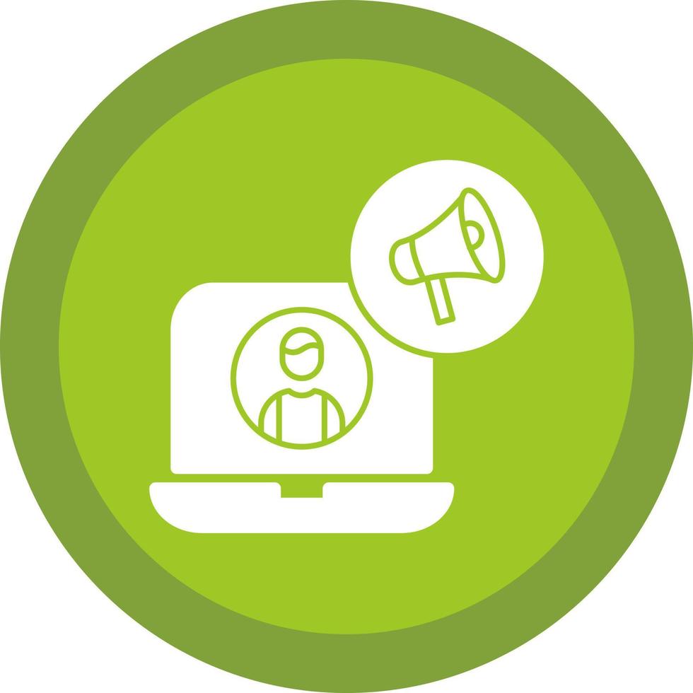 Content Marketer Vector Icon Design