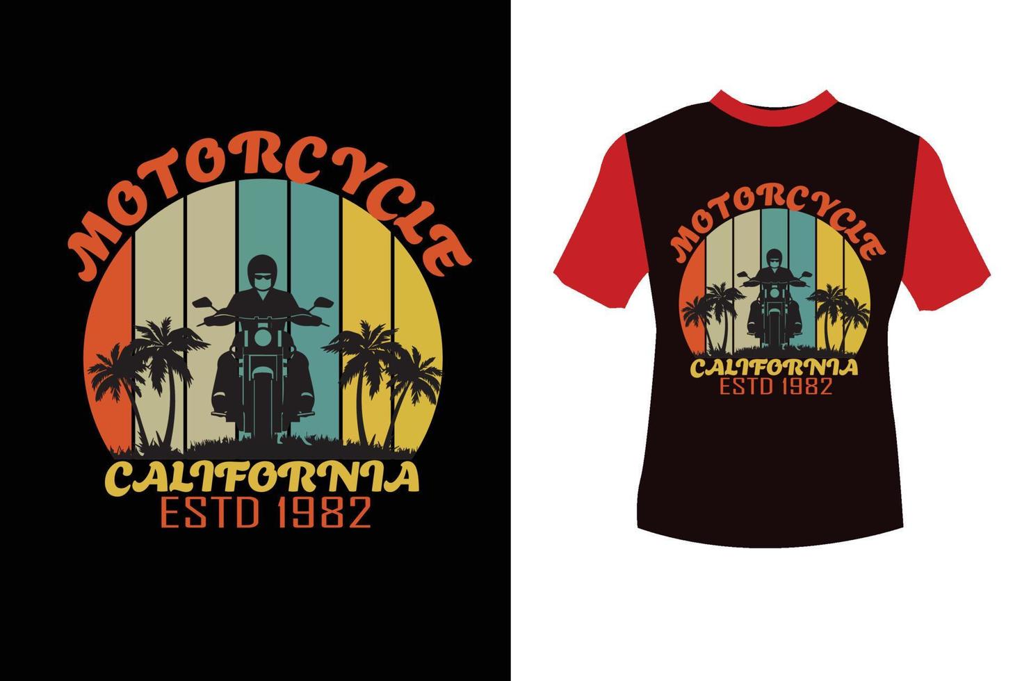 motocicleta amante camiseta vector