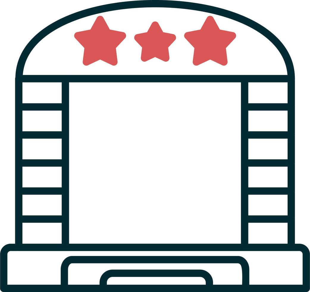 Stage Vector Icon