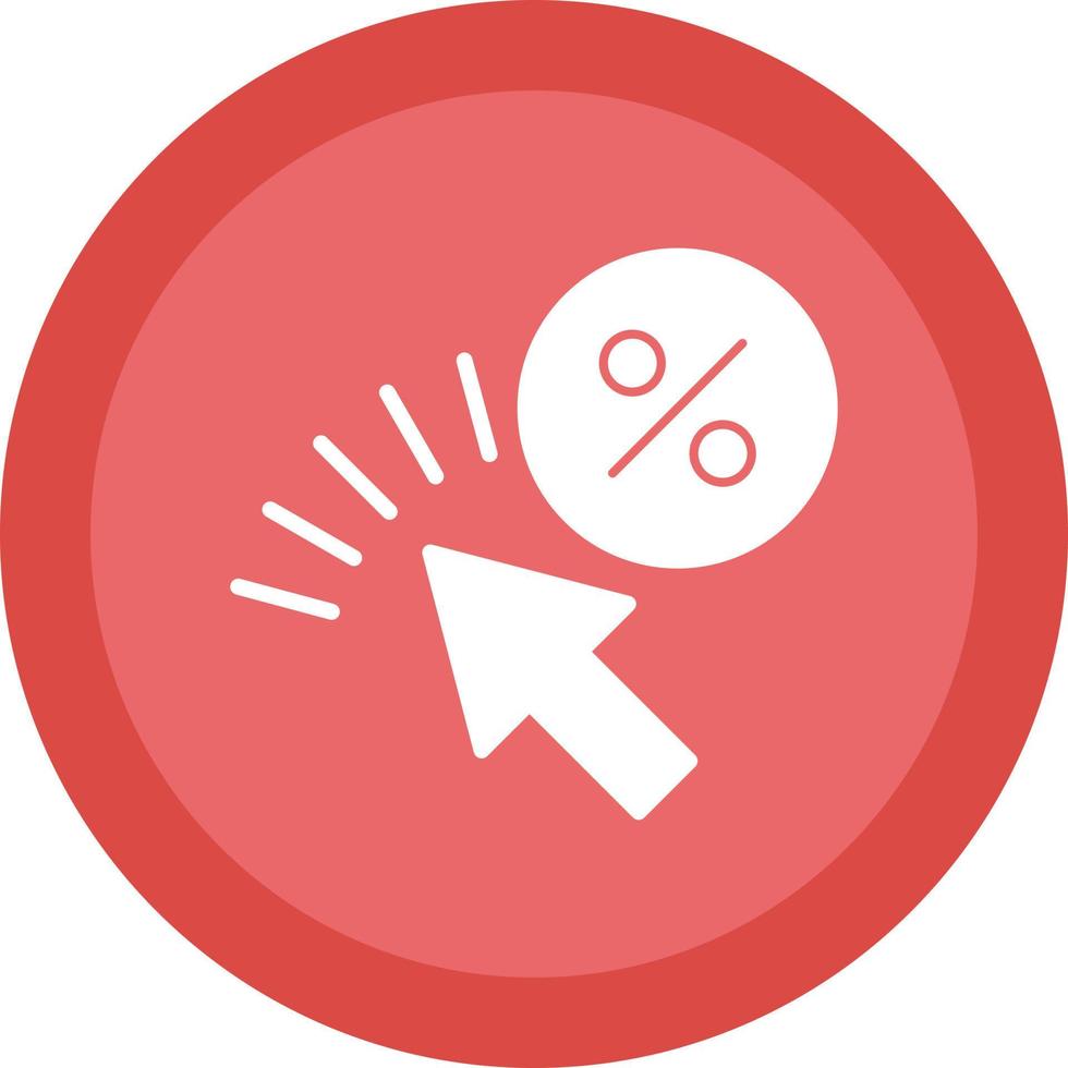 Click Through Rate Vector Icon Design