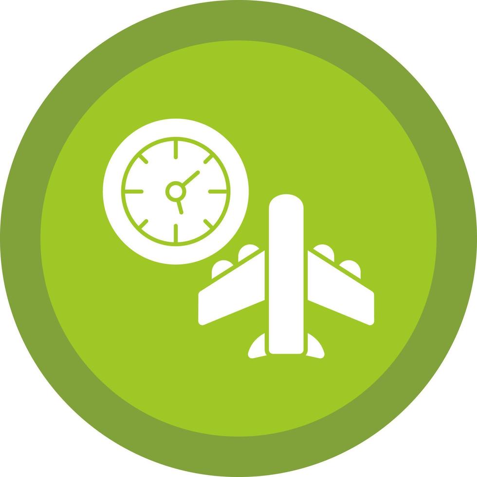 Jet Lag Vector Icon Design