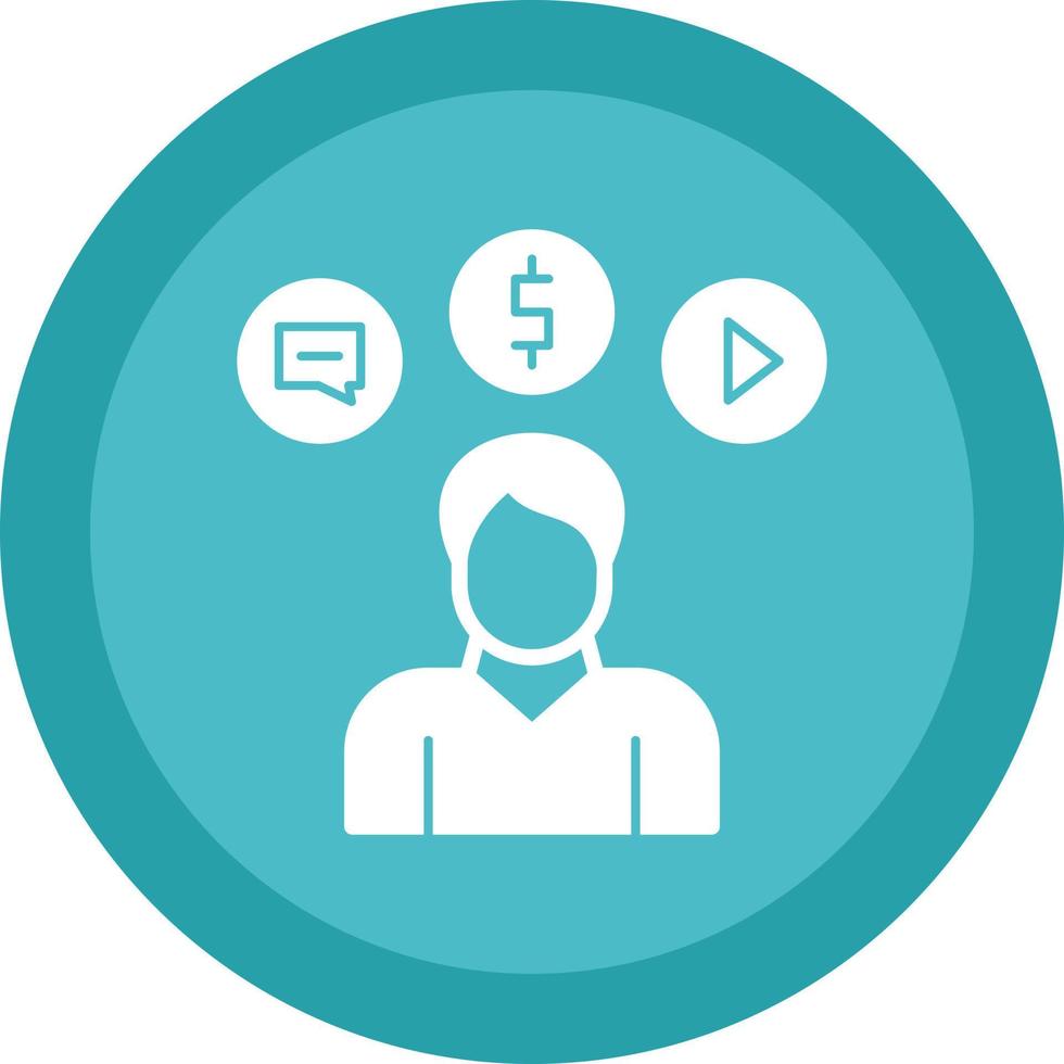 Consumer Behavior Vector Icon Design